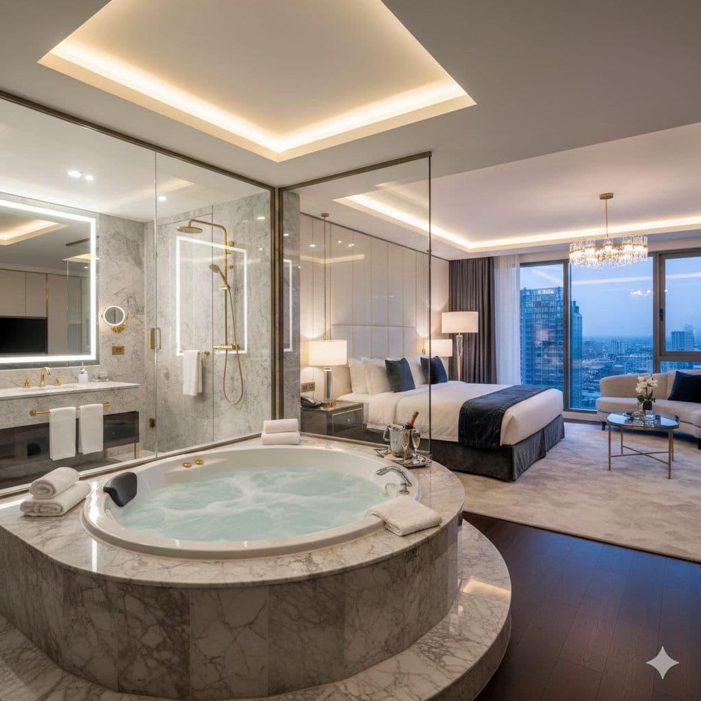 Luxury Jacuzzi Room at Hotel Hemsa Connect Udaipur